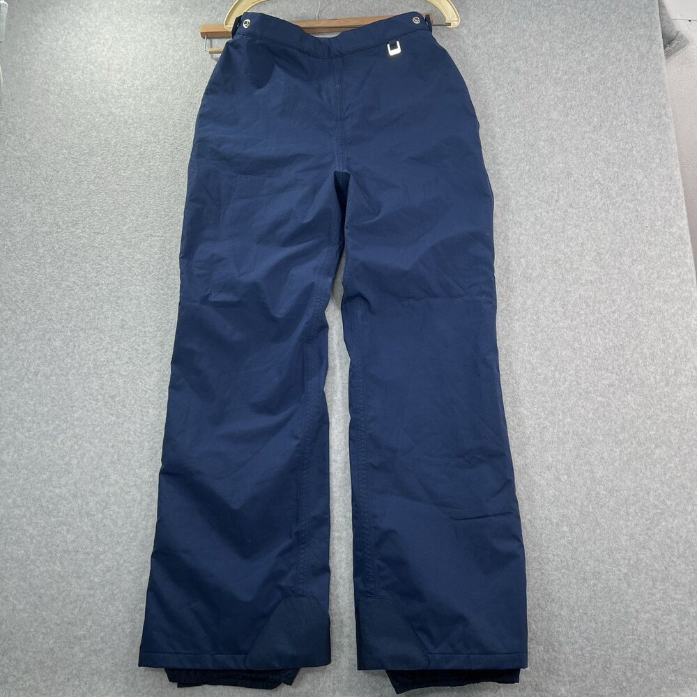 FERA Skiwear Blue Snow Pants Mens L Insulated Nylon Elastic Cuff Winter Ski